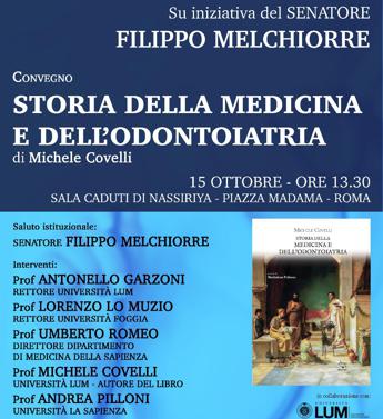 Al Senato la presentazione del libro ‘Storia della medicina e dell’odontoiatria’